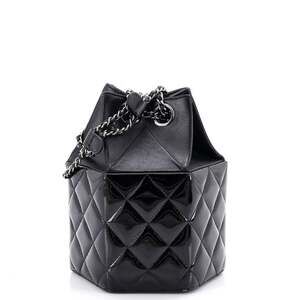 Chanel Hexagon Cc Drawstring Bucket Bag #249665C31B